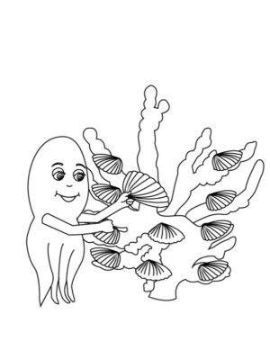 Disegno di polpo da stampare e colorare 20