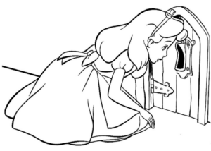 Disegno di Alice nel paese delle meraviglie da stampare e colorare 85