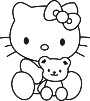 Disegno di Hello Kitty da stampare e colorare 46