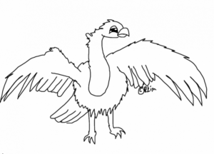 Disegno di uccello da stampare e colorare 21