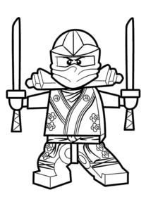 Disegno di Ninja Go da stampare e colorare 53