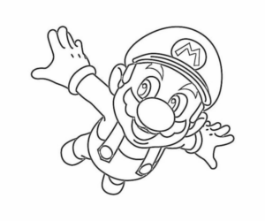 Disegno di Super Mario da stampare e colorare 33