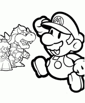 Disegno di Super Mario da stampare e colorare 21