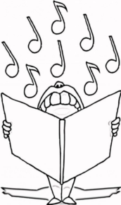 Disegno di nota musicale da stampare e colorare 15