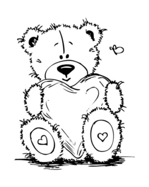 Disegno di San Valentino da stampare e colorare 58
