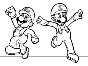 Disegno di Super Mario da stampare e colorare 97
