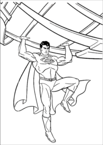 Disegno di Superman da stampare e colorare 36