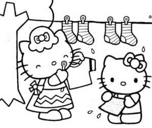 Disegno di Hello Kitty da stampare e colorare 181