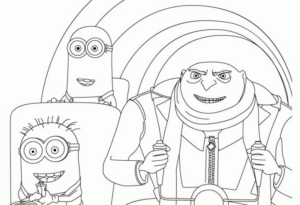 Disegno di Cattivissimo me – Minions da stampare e colorare 13