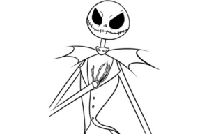Disegno di Nightmare Before Christmas da stampare e colorare 7