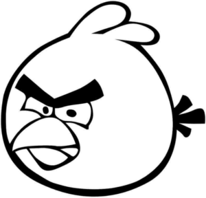 Disegno di Angry birds da stampare e colorare 43