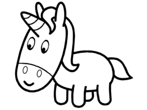 Disegno di unicorno da stampare e colorare 94