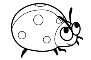 Disegno di coccinella da stampare e colorare 40