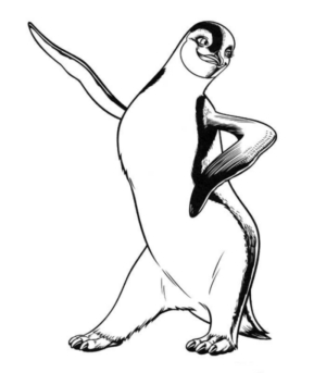 Disegno di pinguino da stampare e colorare 34