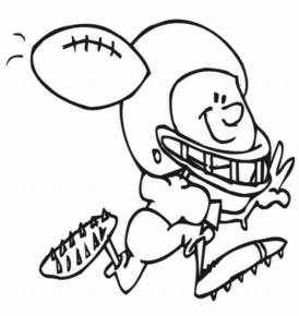 Disegno di football americano da stampare e colorare 51 Disegno di football americano da stampare e colorare 51