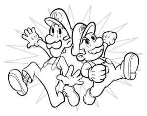 Disegno di Super Mario da stampare e colorare 90