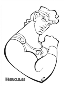 Disegno di Hercules da stampare e colorare 10