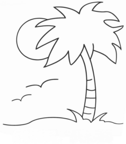 Disegno di albero da stampare e colorare 106