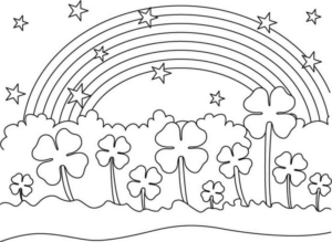 Disegno di arcobaleno da stampare e colorare 74