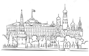 Disegno di monumento famoso da stampare e colorare 17