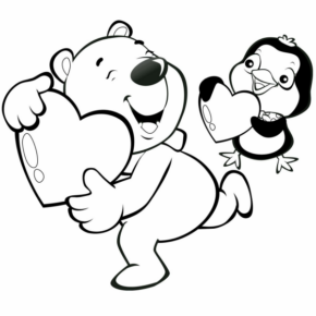 Disegno di San Valentino da stampare e colorare 132 Disegno di San Valentino da stampare e colorare 132
