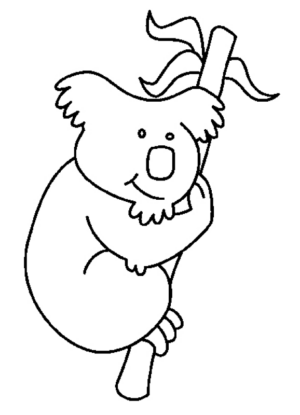 Disegno di koala da stampare e colorare 20