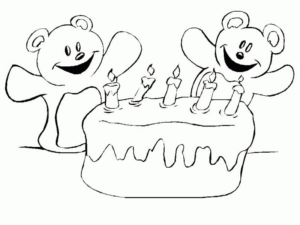 Disegno di compleanno da stampare e colorare 27
