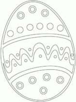 Disegni di Uova di Pasqua da colorare