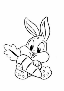 Disegno di Bugs Bunny da stampare e colorare 33