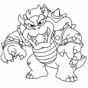 Disegno di Super Mario da stampare e colorare 2