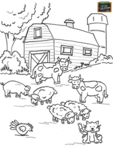 Disegno di fattoria da stampare e colorare 5