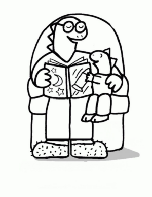 Disegno di membro della famiglia da stampare e colorare 14