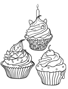 Disegno di dolce da stampare e colorare 42