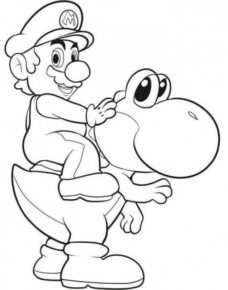 Disegno di Super Mario da stampare e colorare 12