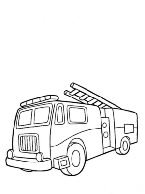 Disegno di pompiere da stampare e colorare 57