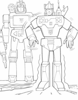Disegno di Transformers da stampare e colorare 109