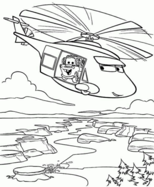 Disegno di Cars da stampare e colorare 289