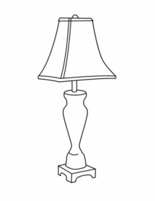 Disegno di arredamento da stampare e colorare 4