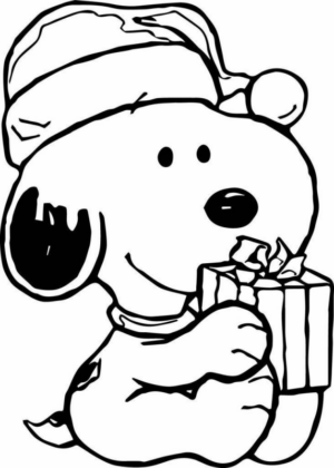 Disegno di Snoopy da stampare e colorare 55
