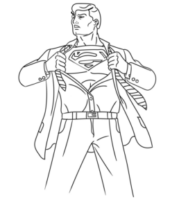 Disegno di Superman da stampare e colorare 29
