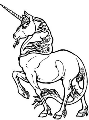 Disegno di unicorno da stampare e colorare 120