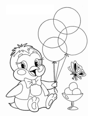 Disegno di palloncino da stampare e colorare 27