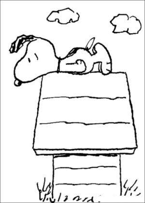Disegno di Snoopy da stampare e colorare 32