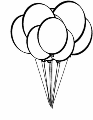 Disegno di palloncino da stampare e colorare 55