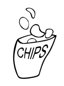 Disegno di fast food da stampare e colorare 16