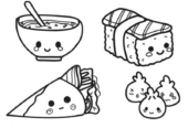 Disegni di Dolci da colorare