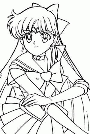 Disegno di Sailor Moon da stampare e colorare 3