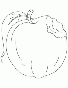 Disegno di mela da stampare e colorare 59