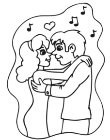 Disegno di San Valentino da stampare e colorare 17
