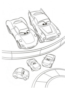 Disegno di Cars da stampare e colorare 144